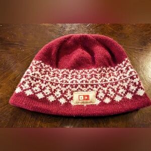 Fourstar Clothing Co (LA CA/SF/OAK/NYC) Maroon and Light Gray Wool Beanie